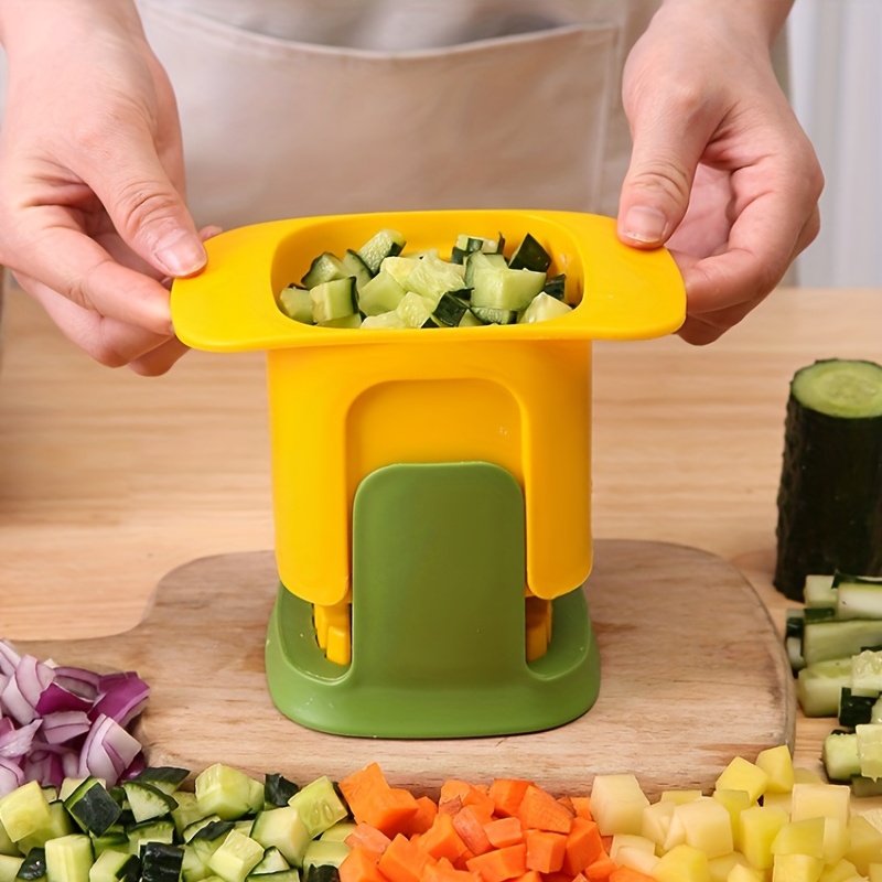 Fruit Chopper, Vegetable Chopper, Potato Chopper, Potato Cutter For Carrot  Cucumber, Kitchen Vegetable Cutter, Multifunctional Vegetable Cutter, Press  Dicer, Kitchen Tools - Temu Italy