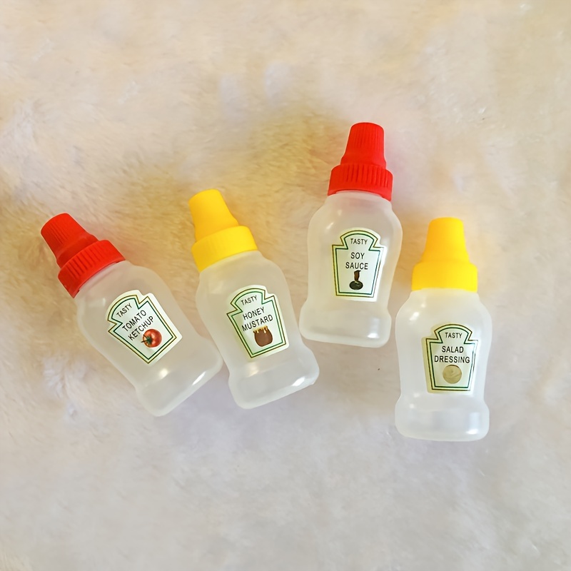 Mini Condiment Bottle Honey Mustard Squeeze Bottle Portable - Temu