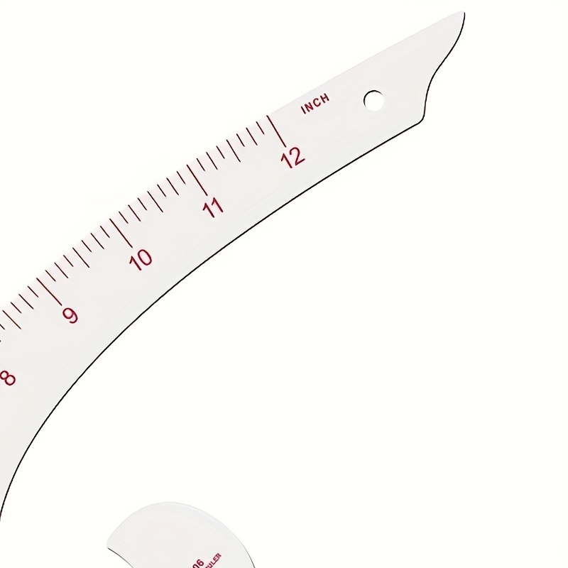 Plastic Curved Ruler Makes Sewing Die Stitching Ruler Sewing - Temu