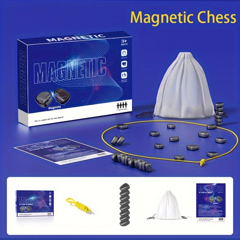 Jeu d'échecs magnétique avec pierres, jeu d'échecs magnétique avec