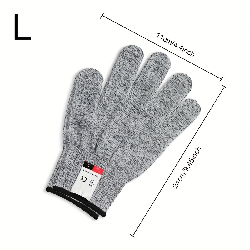 1 Pair Of Cut Resistant Gloves, Level 5 Protection Cutting Gloves, Anti Cut  Gloves For Kitchen Fish Slicing And More, 24x11