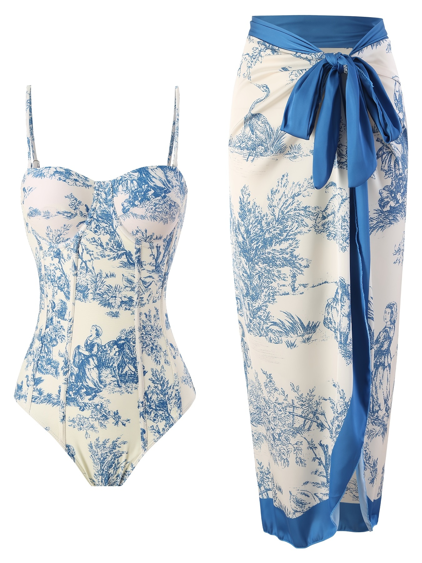 Lady Swimwear Ta3 Swimsuit Corset Swimming Suits for Women Tummy Control  White Top Costume De Bain Femme Wimens Bathingsuit : : Clothing,  Shoes & Accessories