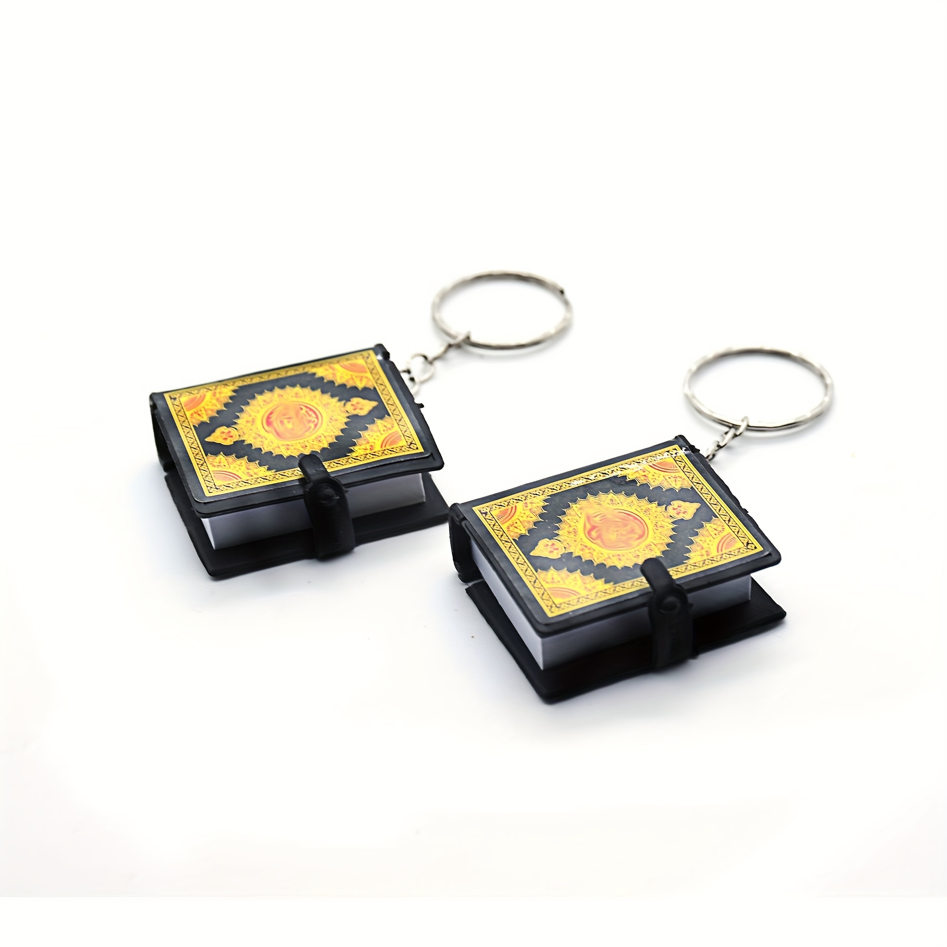 Mini Antique Book Key Chain Pendant