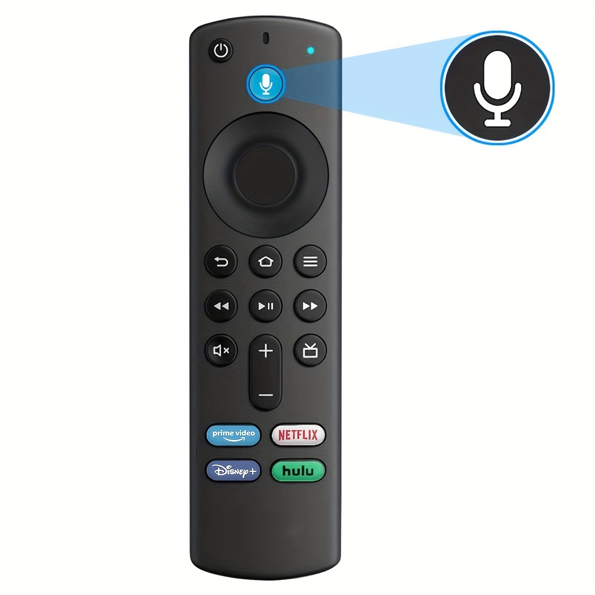  Replacement Voice Remote Control (2nd GEN) L5B83H with Power  and Volume Control fit for  2nd Gen TV Cube and TV Stick,1st Gen   TV Cube,  Stick 4K, and 3rd