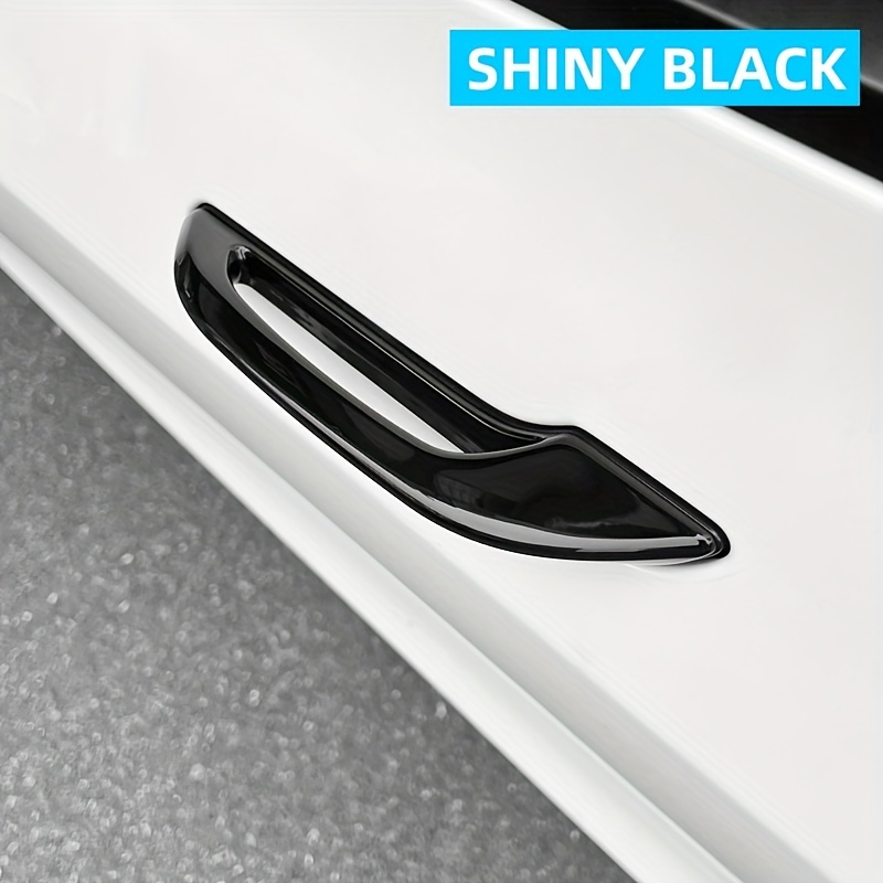 Türgriff Schutzaufkleber schwarz glänzend für Model Y und 3