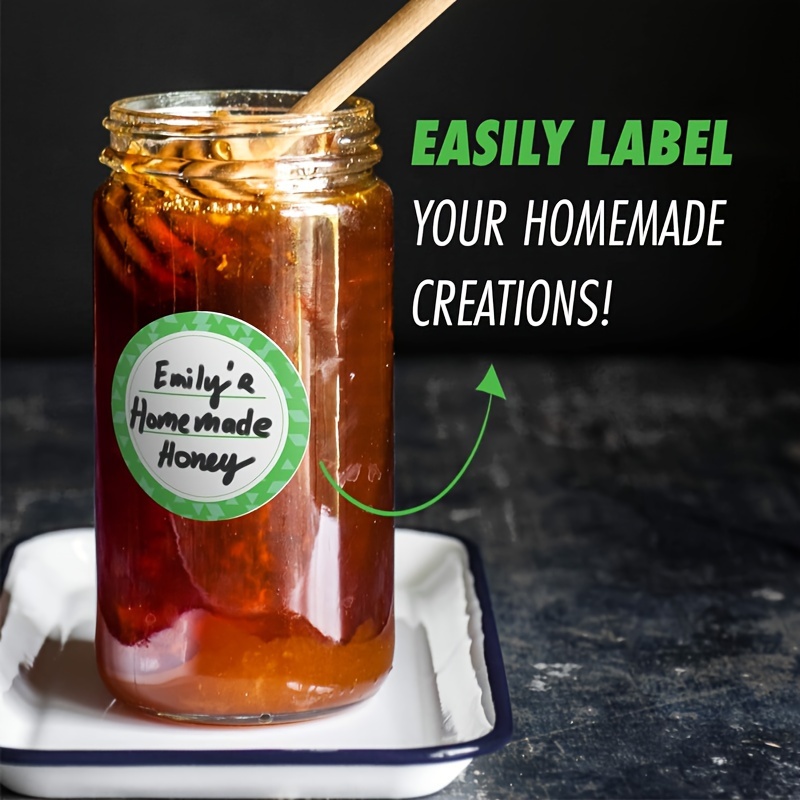 MESS Etiquetas de congelador solubles – 500 etiquetas extraíbles para  contenedores de alimentos – Etiquetas en blanco para contenedores de  alimentos –