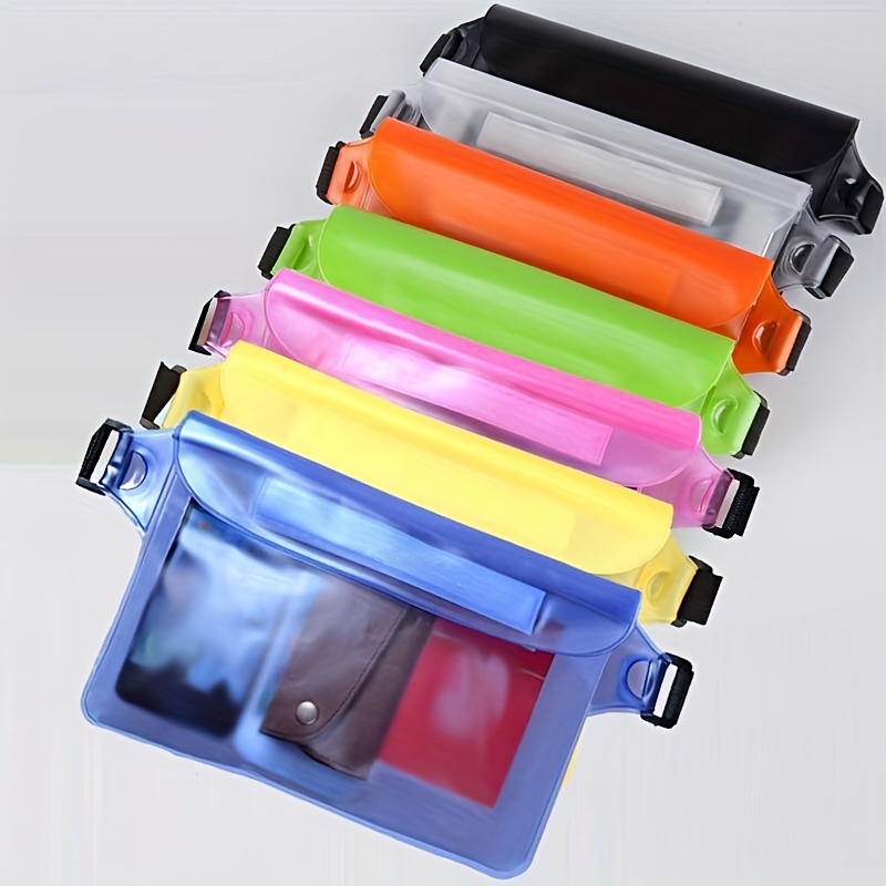 Waterproof travel shop pouch for swimming