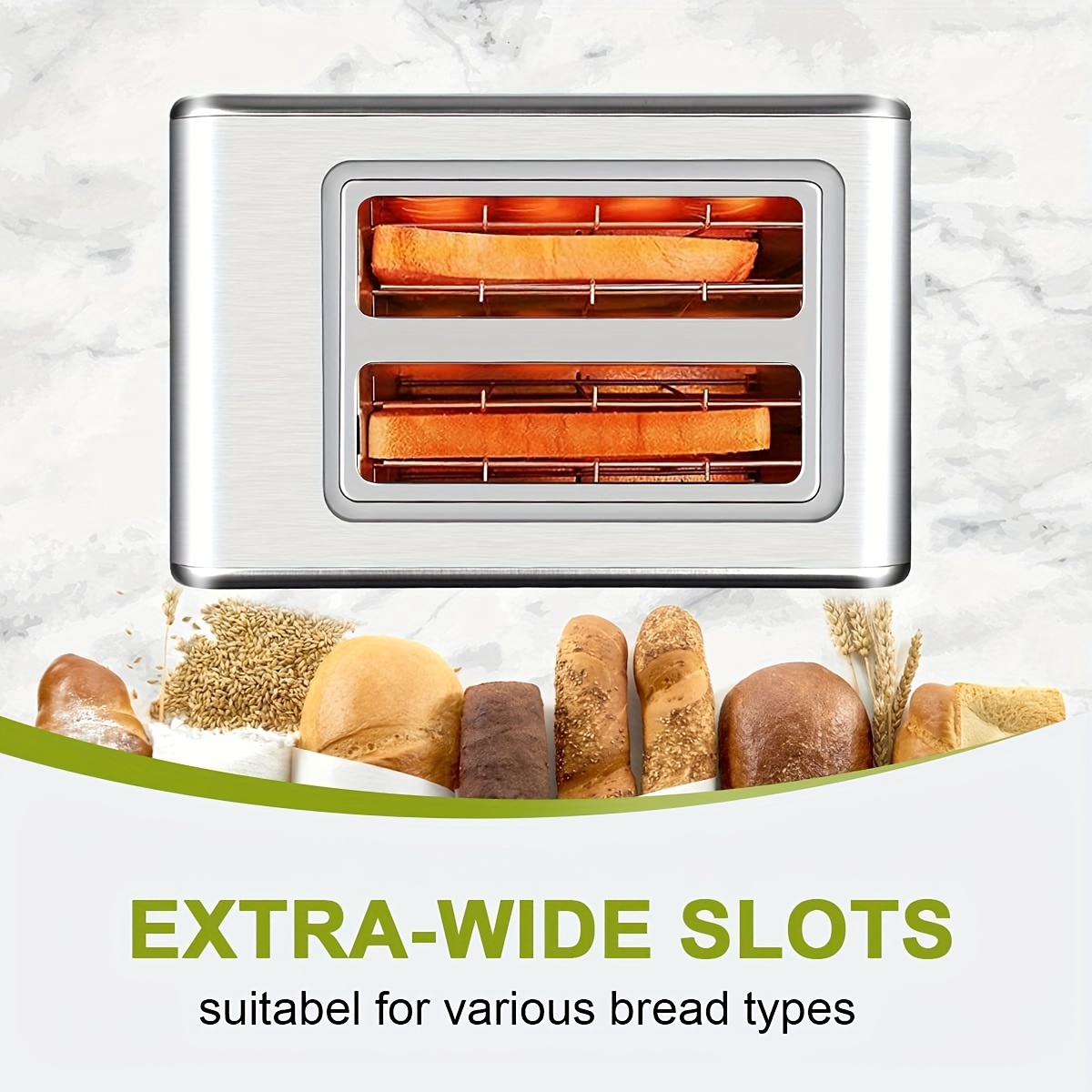 850watt Toaster Extra wide Slot Toaster Best Rated Prime - Temu