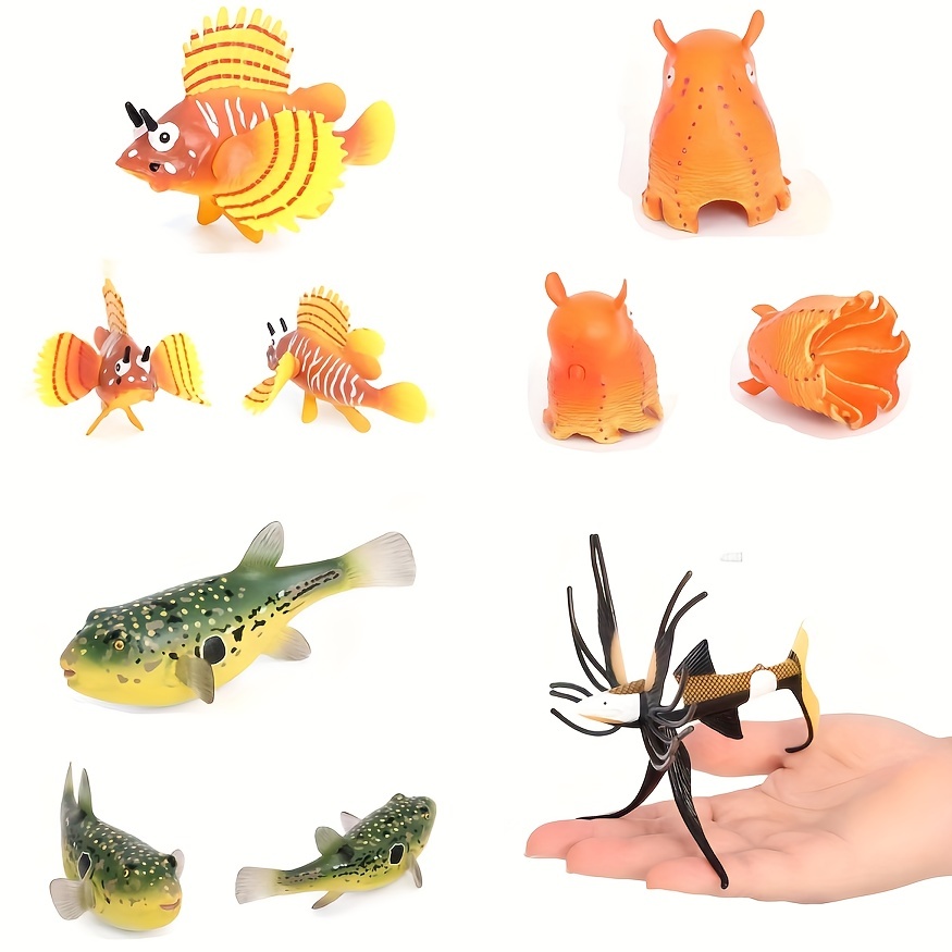 Mini Sea Animals Figurines Realistic Sharks Sea Sea - Temu Canada