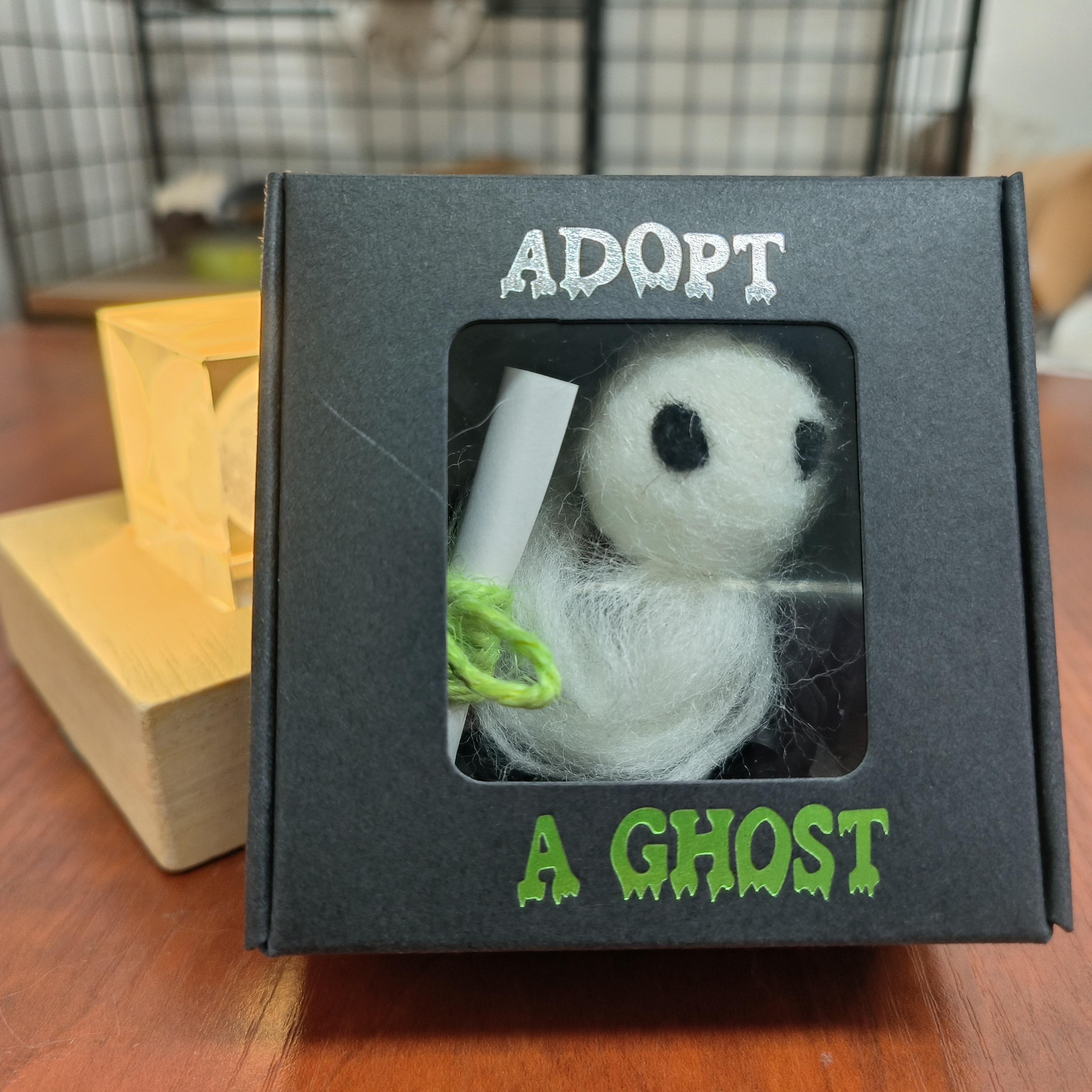 

Adopt A Ghost - 2024 New Super Cute Little Pocket Ghost With A Tiny Scroll, Mini Plush Stuffed Ghost Doll, Creative Gift For Ghost Stories, Spooky Movies, Halloween Decoration Lovers