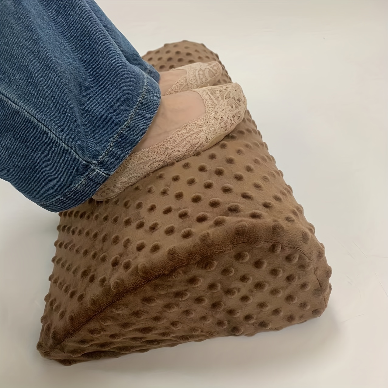 Foot Rest for Under Desk at Work, Ergonomic Foot Stool with 2