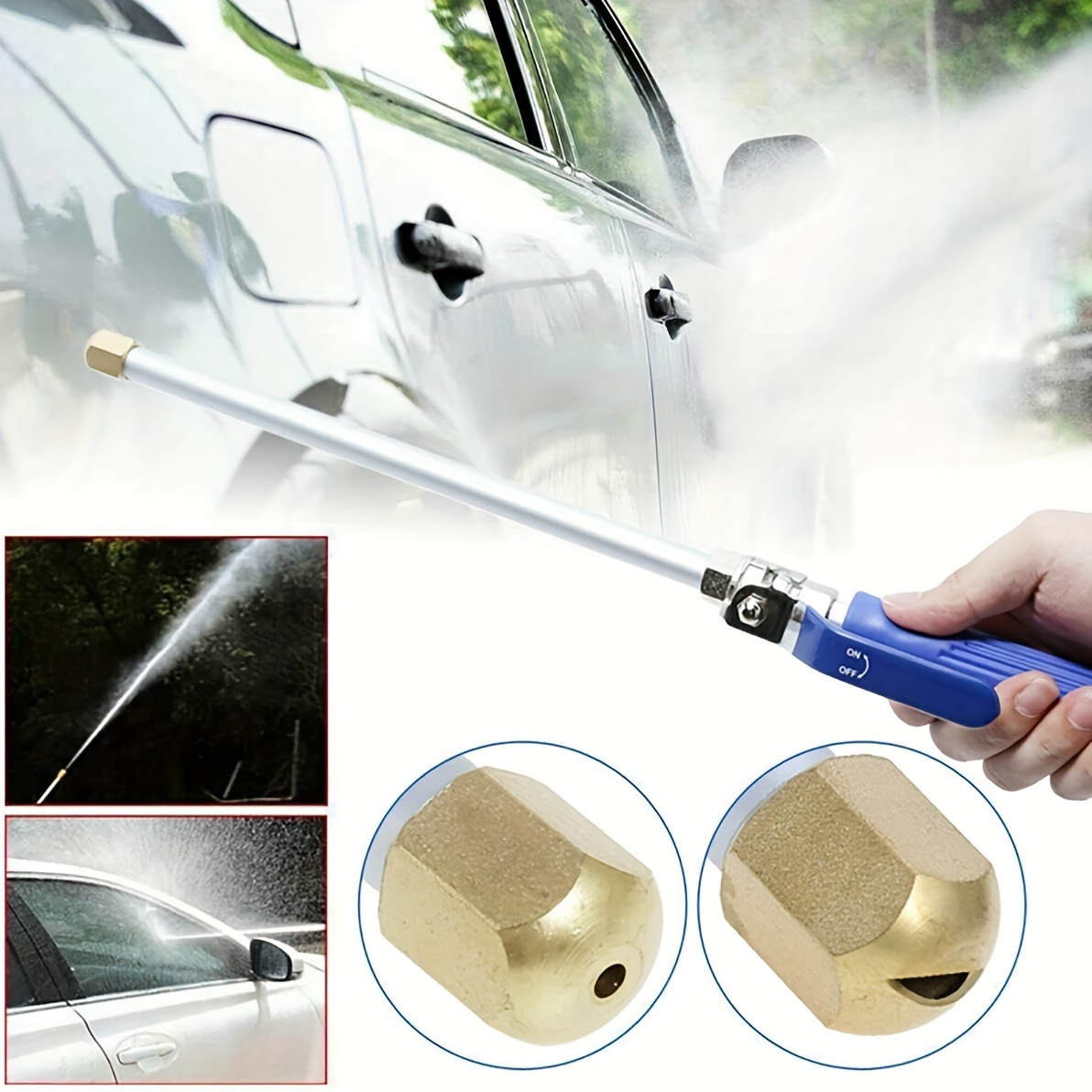 Adjustable High Pressure Washer Gun For Efficient Cleaning Universal Car  Washing Kit With Strong Power Garden Hose Pressure Washer Nozzle And Garden  Sprinkler Model 230721 From Xue009, $8.67