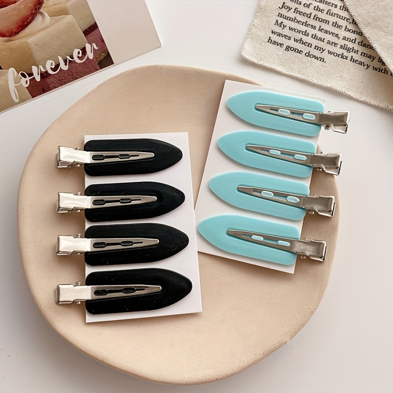 

4pcs Solid Color Duck Billed Clip No Bend Hair Clip No Crease Hair Clips Hair Styling Tools Women Female Hair Clips Hair Accessories