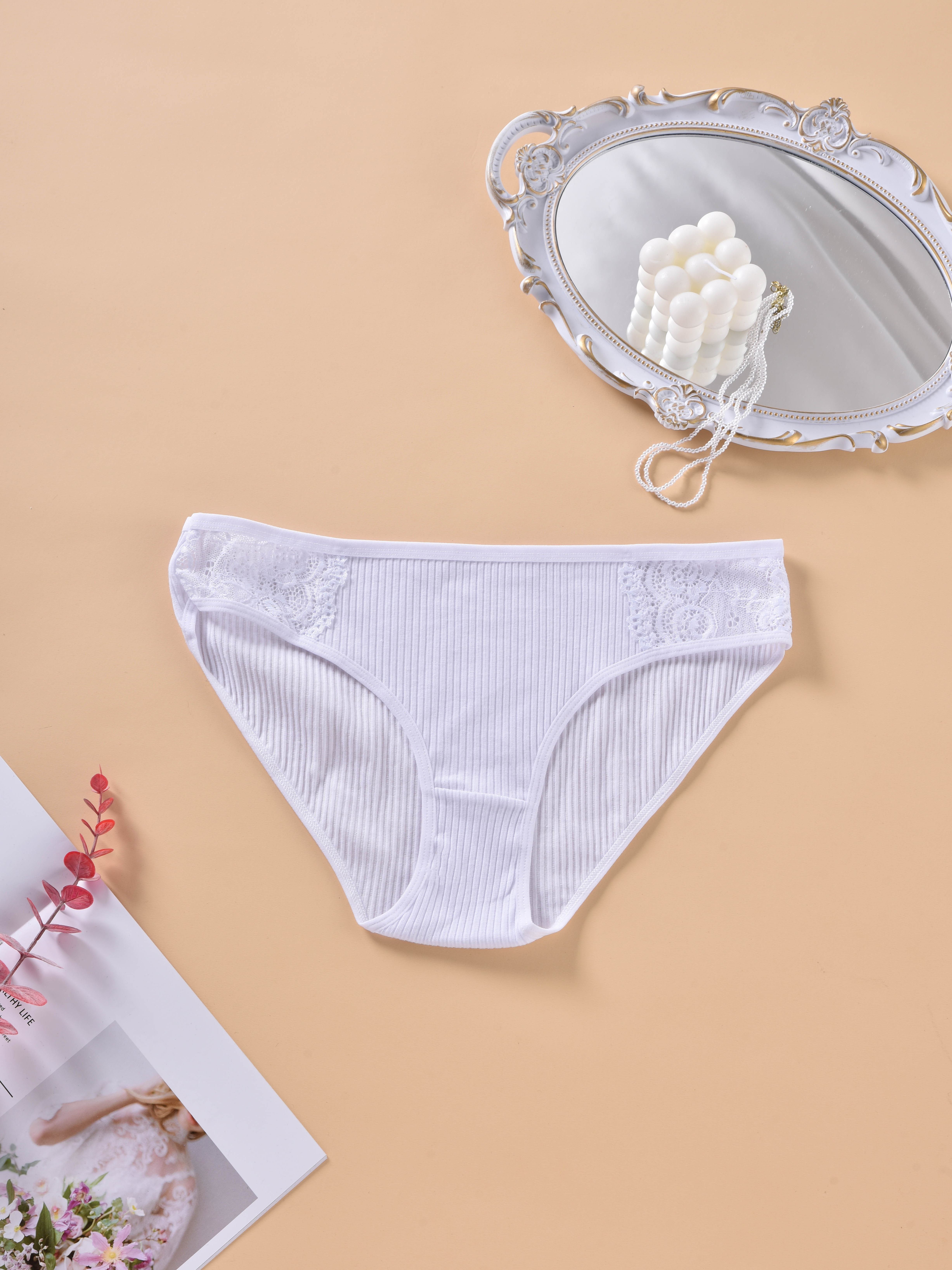 Plus Size Elegant Underwear Set Women's Plus Ribbed Contrast - Temu  Australia
