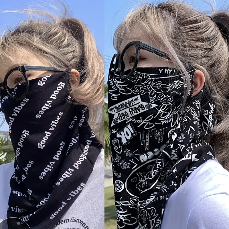 1pc respirant Protection solaire glace soie Bandana cache - Temu