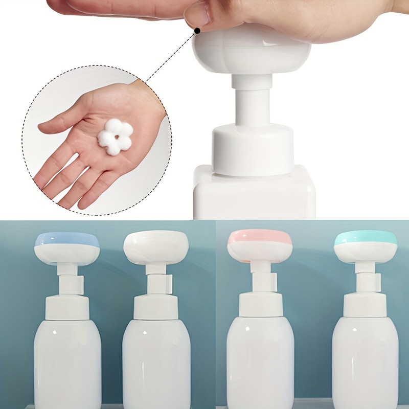 Botella dispensadora de jabón de manos para cocina, dosificador de cerámica  blanca para Gel de ducha y champú, 300-450ml - AliExpress