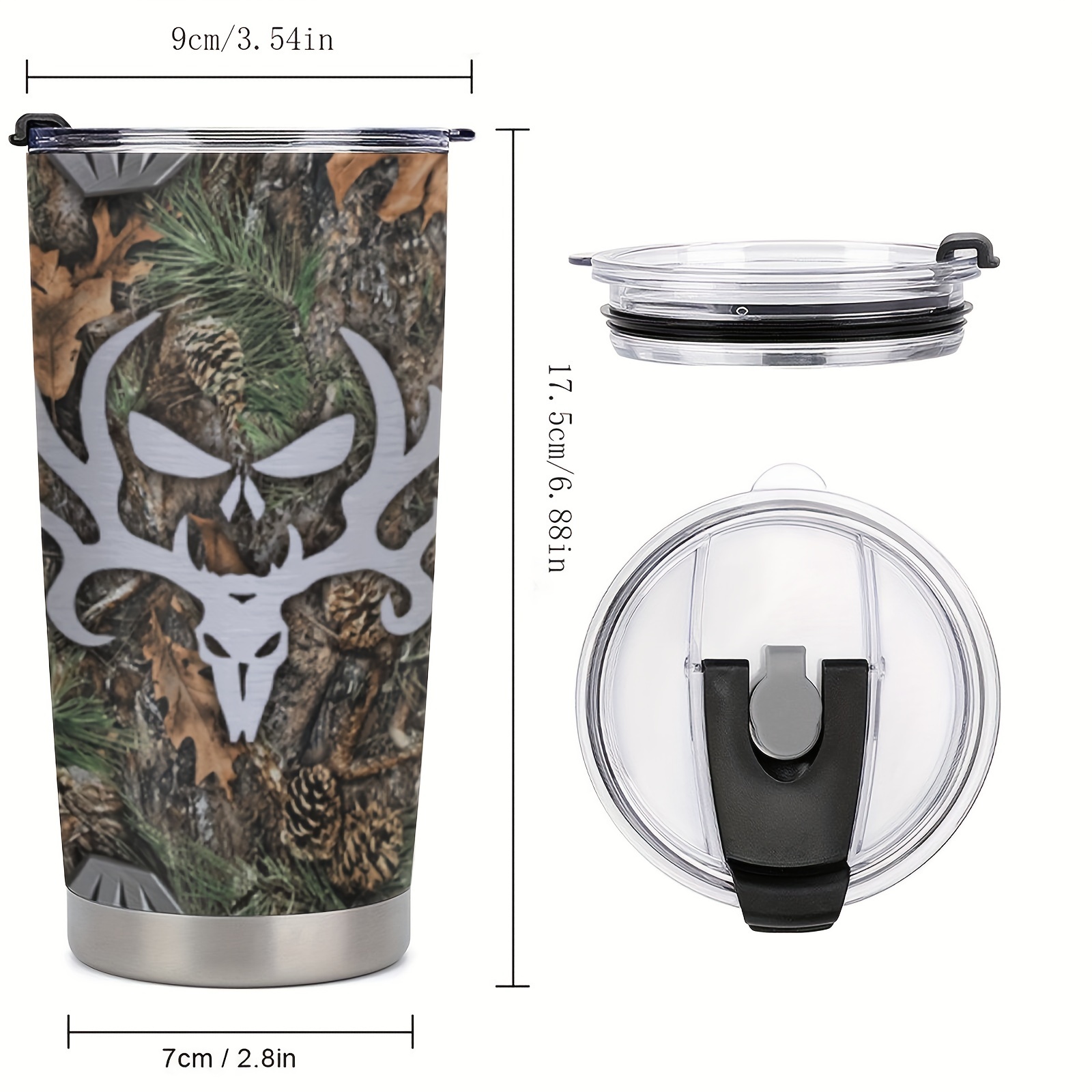 JENVIO Hunting Gifts for Men | Hunting Stuff | Large 20 Ounce Steel  Hot/Cold Travel Hunting Tumbler/…See more JENVIO Hunting Gifts for Men |  Hunting