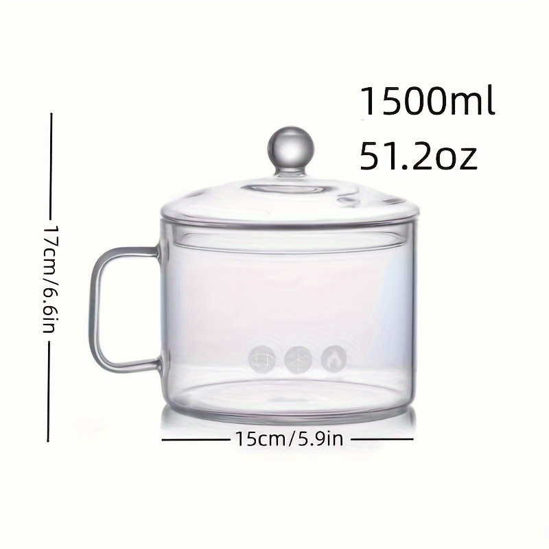 Glass Saucepan Glass Stovetop Pot And Pan With Lid Pasta Pot Small Milk Pan  Glass Stovetop Pot Butter Warmer Glass Cookware For Pasta Noodle Soup Milk  Baby Food - Temu Israel