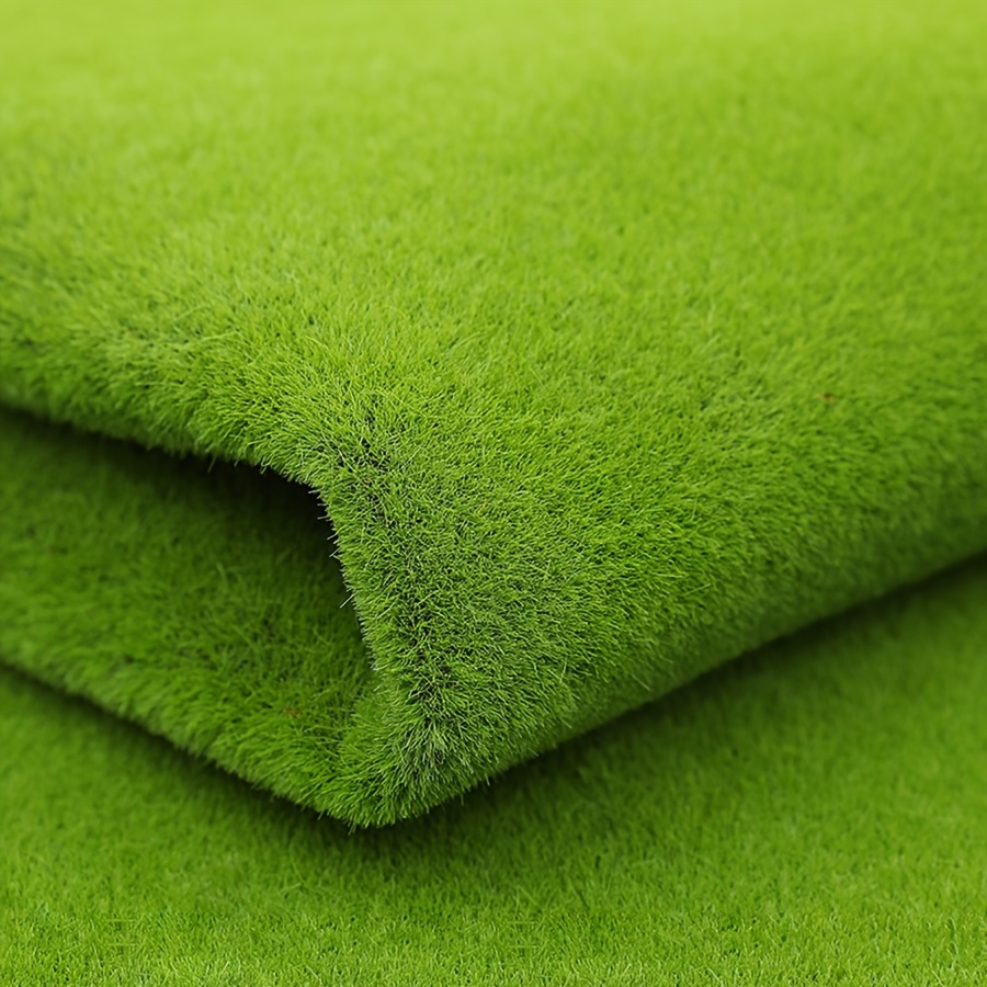 Tapete de musgo artificial, liquen sintético, para bricolaje, césped  sintético, simulación de paisaje, alfombra de césped artificial para  decoración