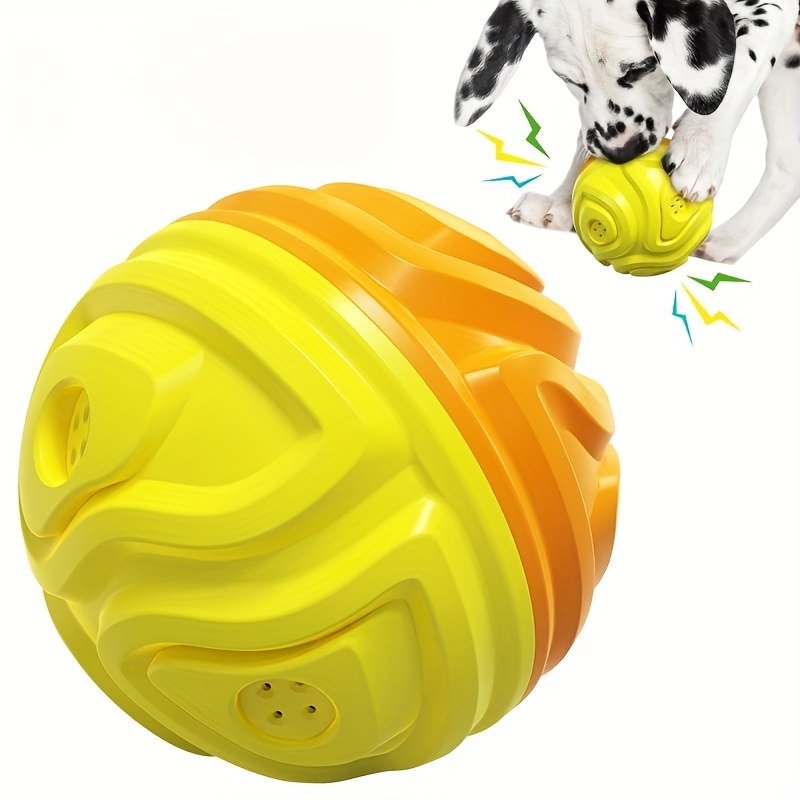 Dog Sound Ball Food Dispenser Pet Teeth Grinding And - Temu