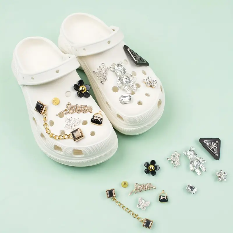 Bling Punk Goth Croc Charms For Girls Women Cute Shoe Charms Women Shoe  Accessories Decoration Charms For Clog Slippers Bubble Slides Bubble  Slippers Party Favor Gifts - Temu Hungary