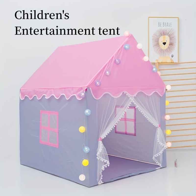 Cute Cartoon Pattern Kids Tent Space Play House Tent Portable Baby Toys  Tent Play House For Kids Net Mosquito Bed Canopy Folding - AliExpress