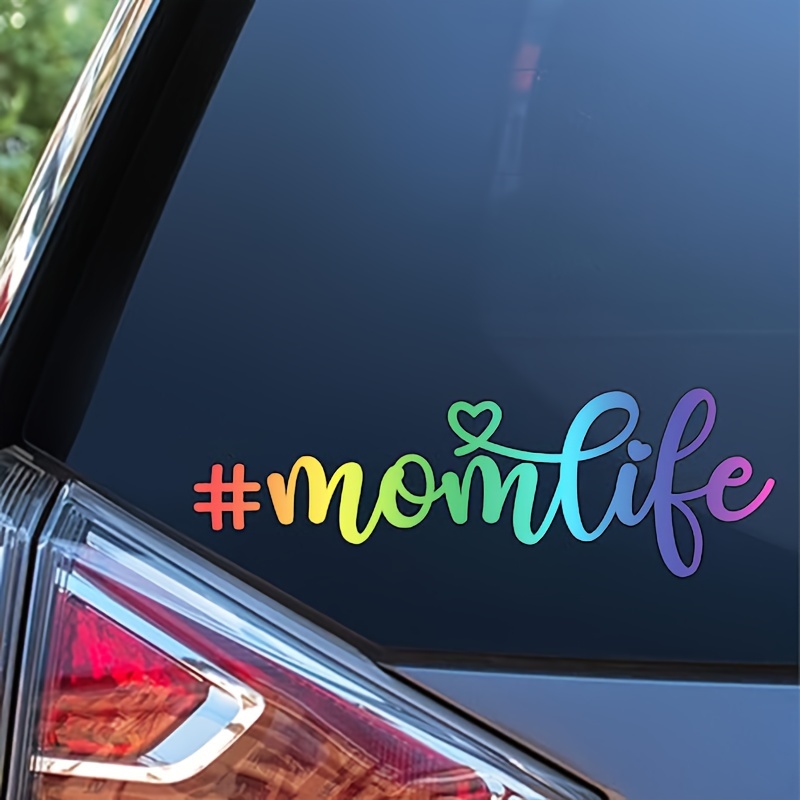 Mom life car deals decal