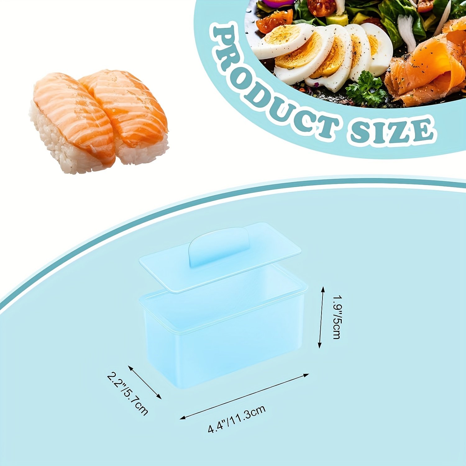 Press Sushi Making Kit, Spam Musubi Mold Maker