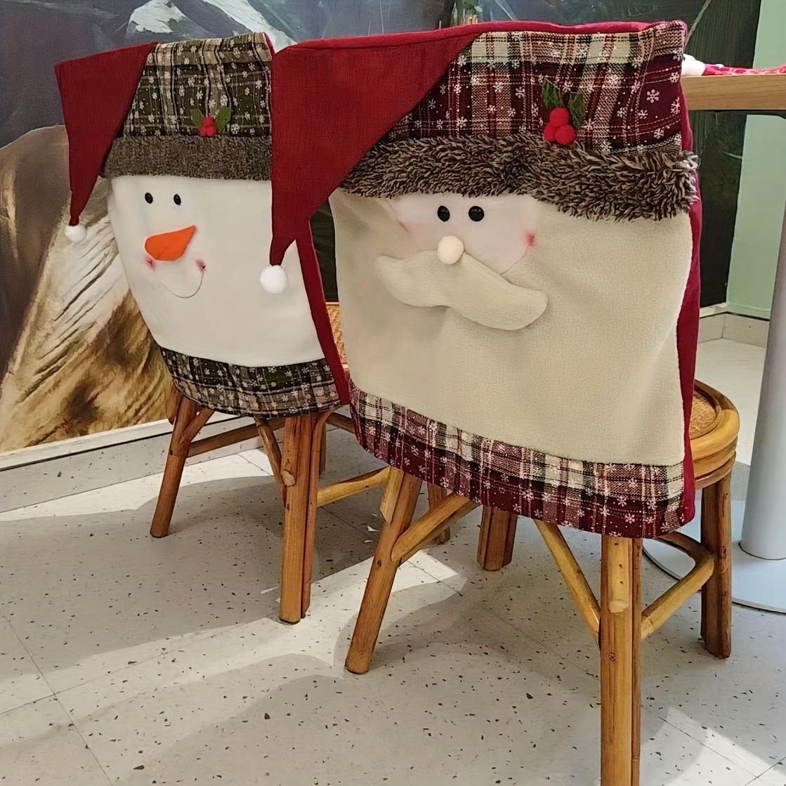 Diy christmas chair discount covers