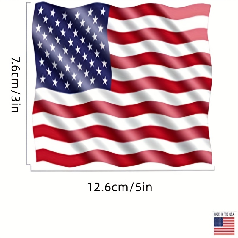 military american flag sticker