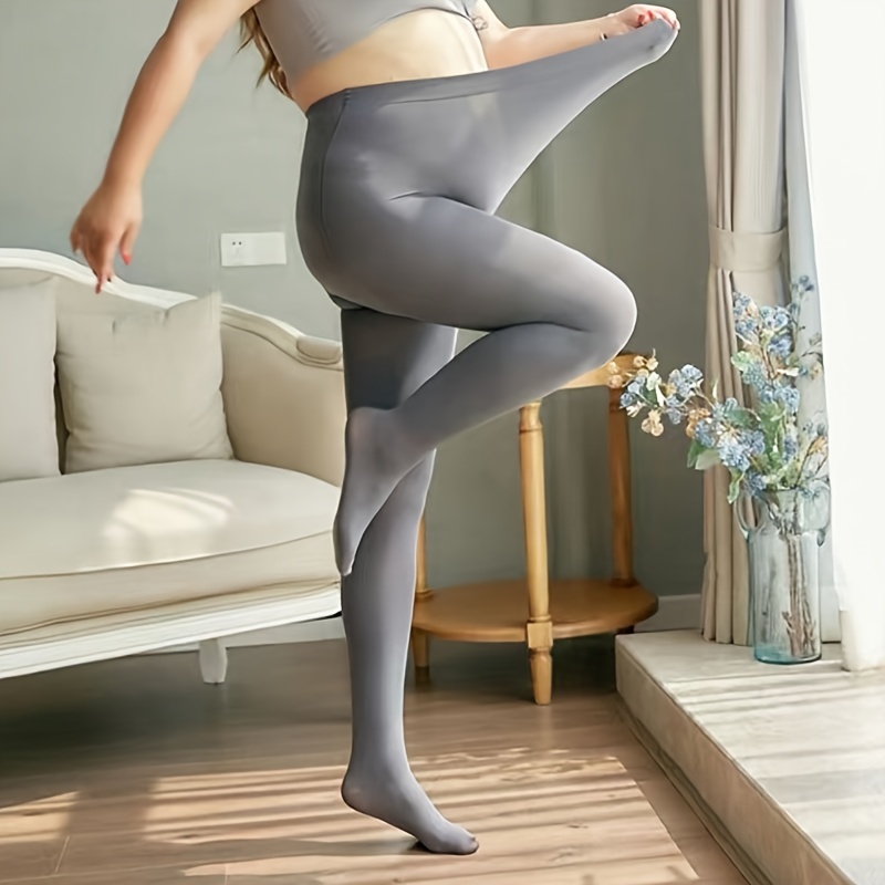 200D Plus Size Solid Tights
