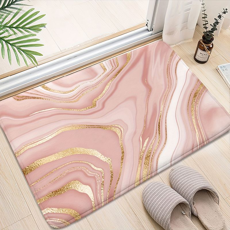 Non Slip Bathroom Mat, Marble Absorbent Bath Carpet, Contemporary Art  Indoor And Outdoor Anti-skid Floor Mat, Stylish And Elegant Gift, For  Bathroom Decoration, Teenager Gift - Temu