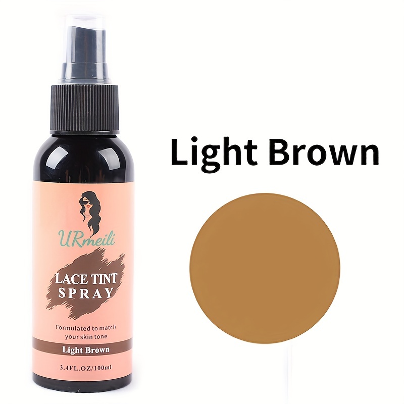 Lace Tint Spray For Wigs Melt Medium Brown Wig Tint - Temu