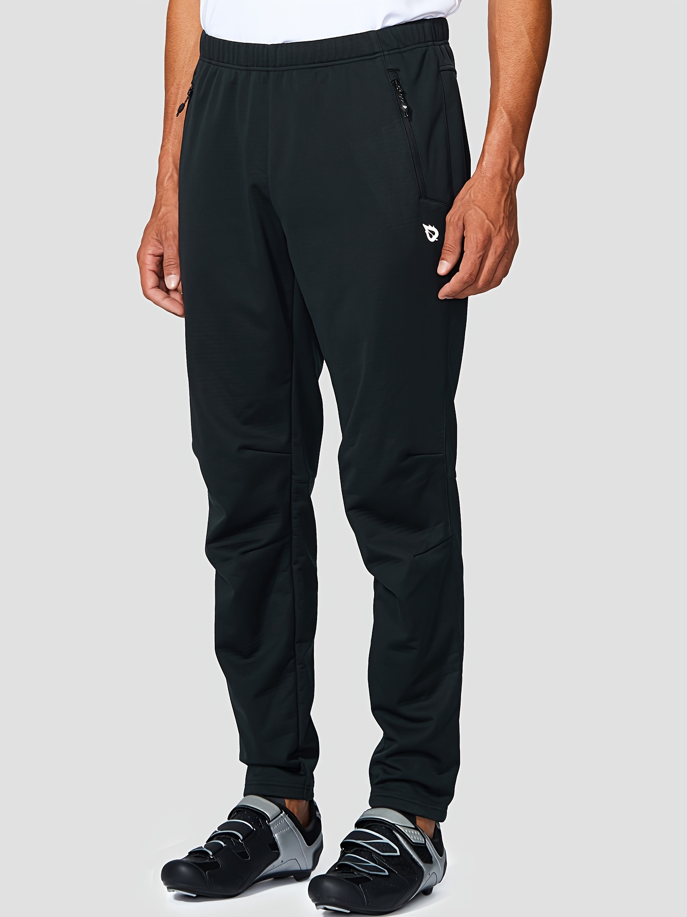 BALEAF Men's Hiking Pants Grey Sweatpants Cargo Joggers for