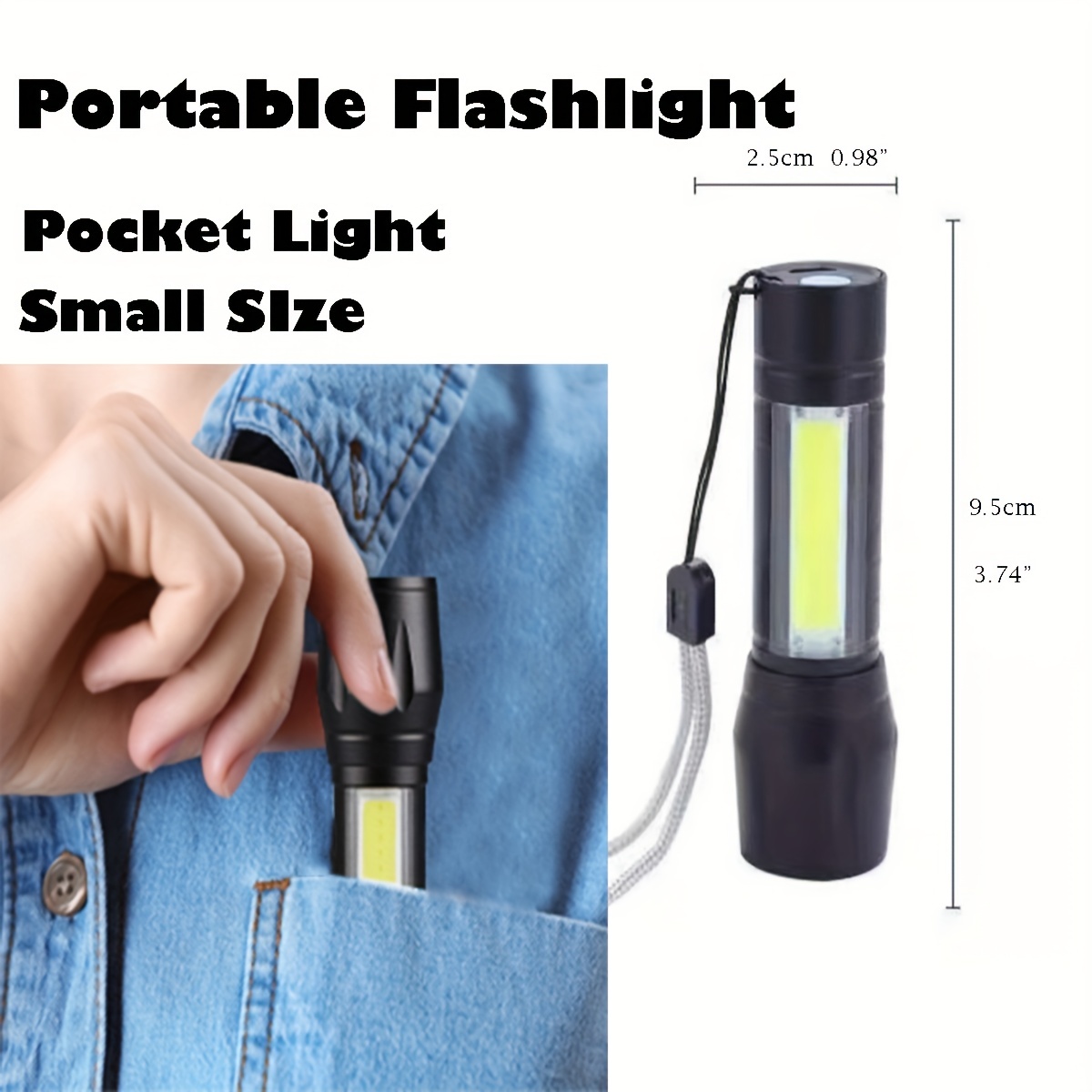 SWAT Lampe Torche puissante LED Rechargeable à prix pas cher