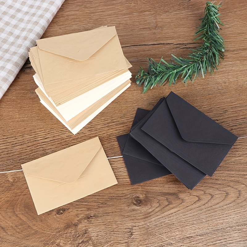 Vintage Stationary Paper and Envelopes Set, Writing Stationery Paper Letter  and Envelopes Includes Sheets Antique Letter Papers, Kraft Envelopes