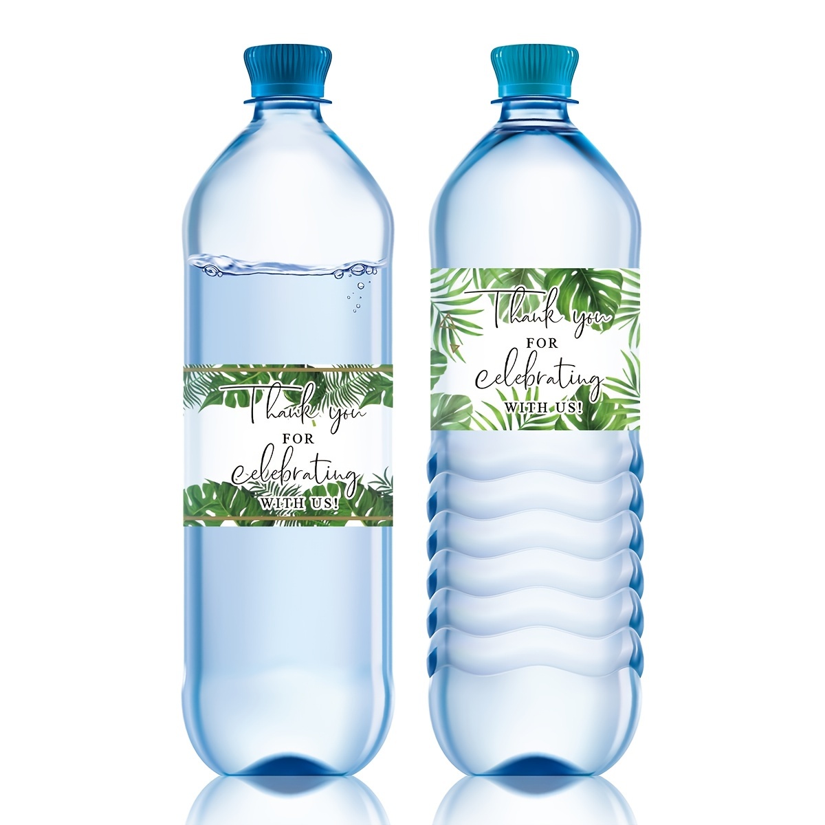 drinking water bottle label design