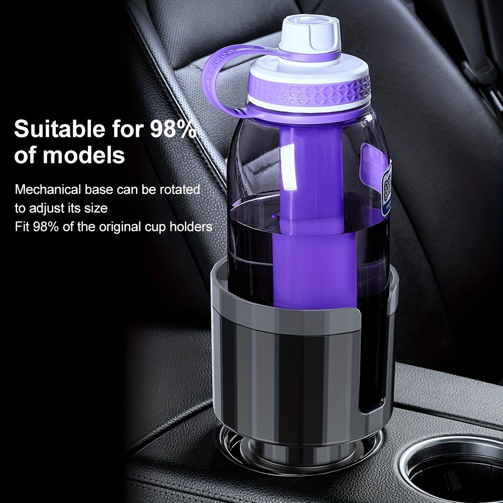 Car Cup Holder Expander with Phone Holder Adjustable Base for Hydro Flask  32/40oz Yeti 20/26/30oz Ramblers 4-7.2 Mobile Phones - AliExpress