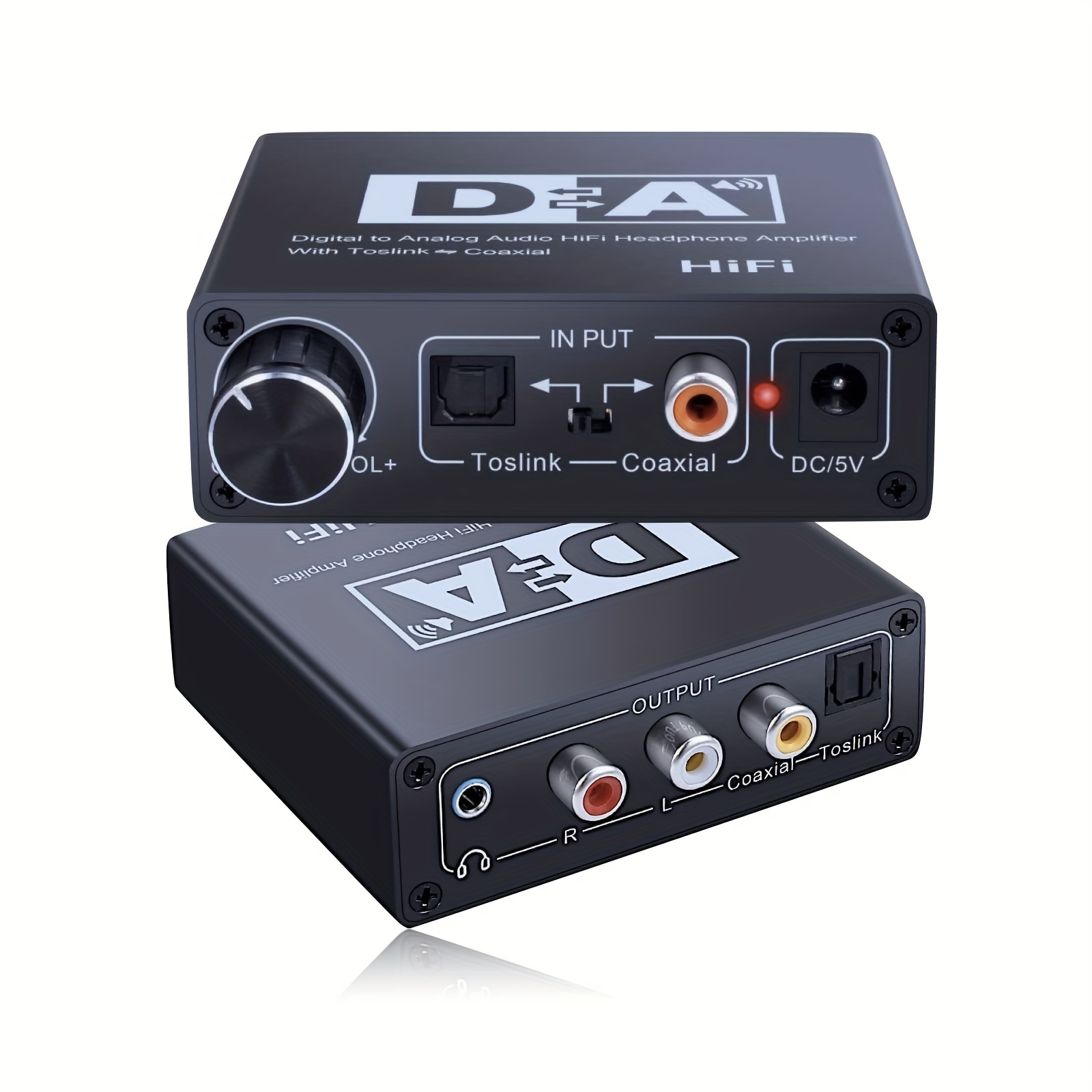 Convertisseur audio optique - RCA vers optique / coaxial