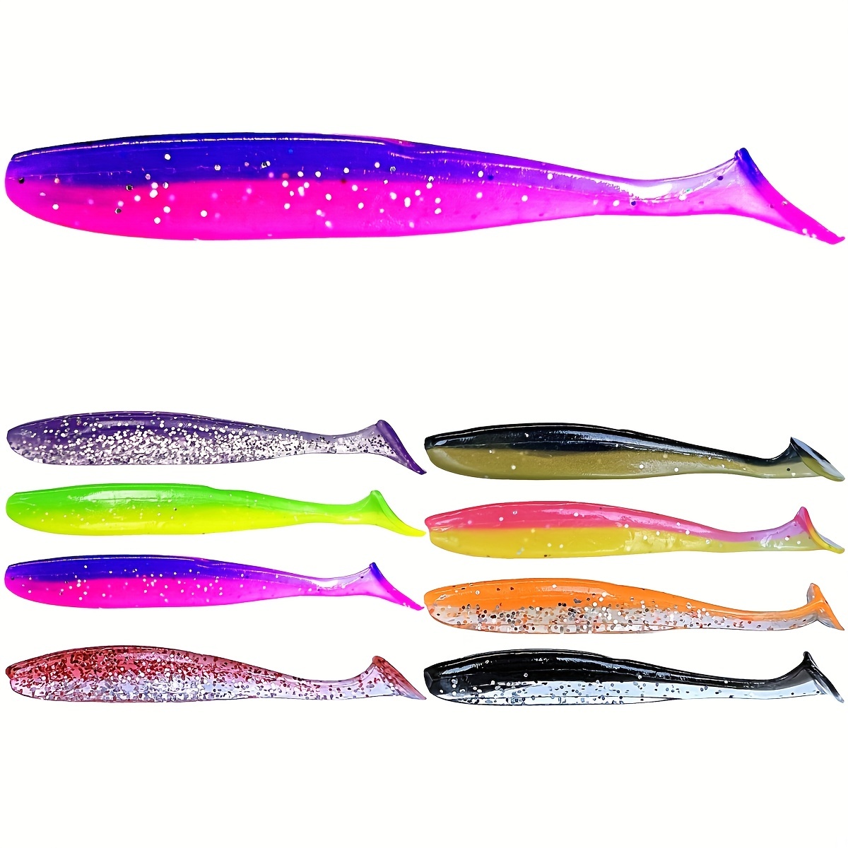 Premium Paddle Tail Swimbaits Soft Fishing Lure Ultimate - Temu United  Kingdom