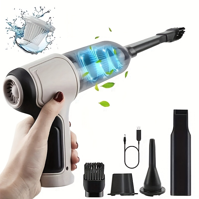 Cordless Handheld Vacuum Cleaner Rechargeable Wet Dry Use - Temu