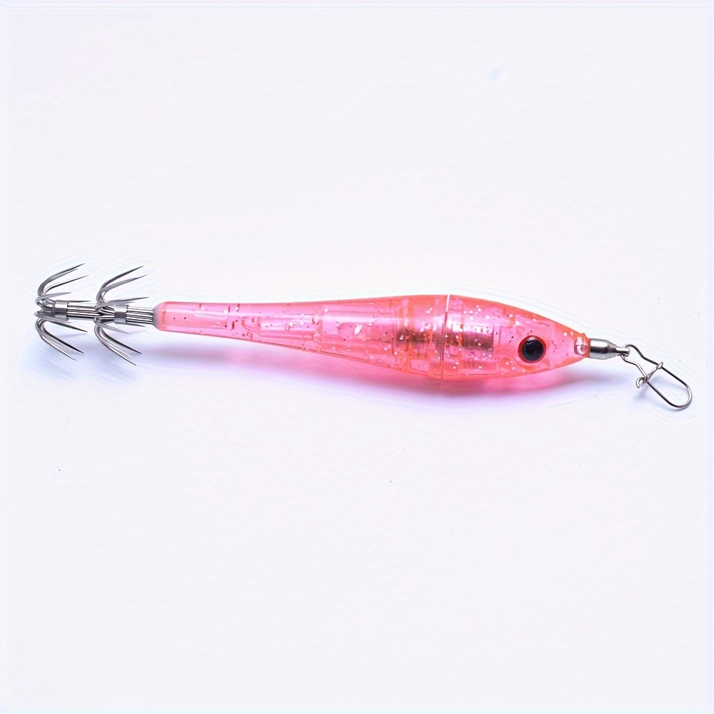 Underwater Led Light Fishing Lure Bionic Squid Hook Night - Temu