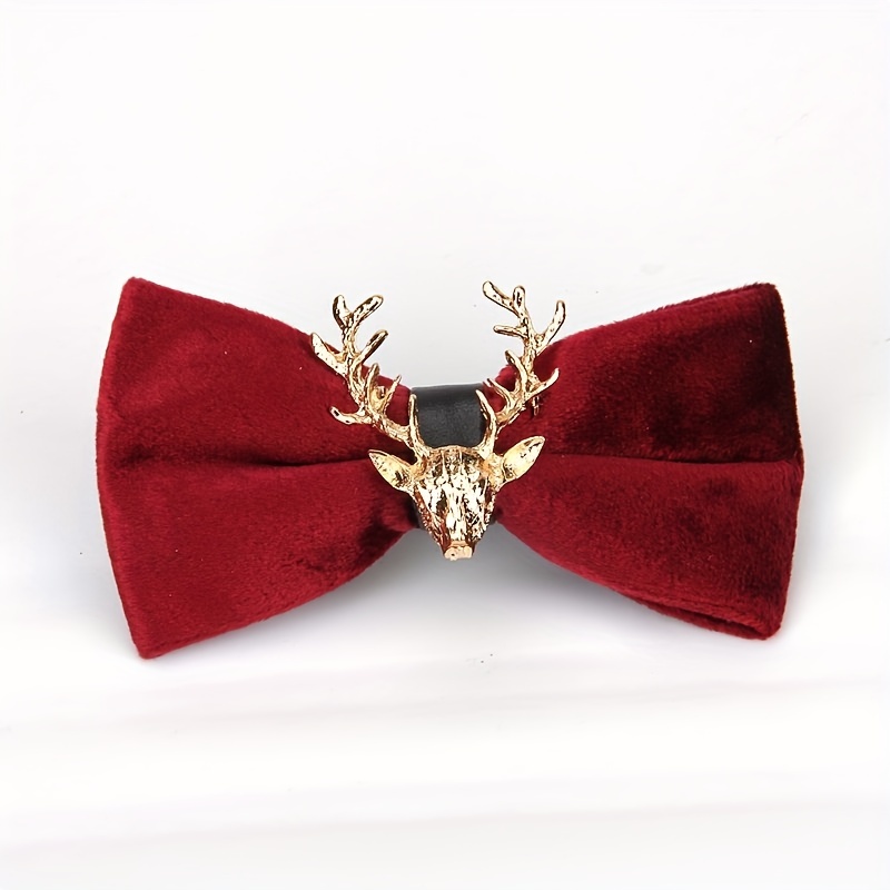 Stylish Men's Metal Christmas Bow Tie Tie New Fashionable Personality Bow