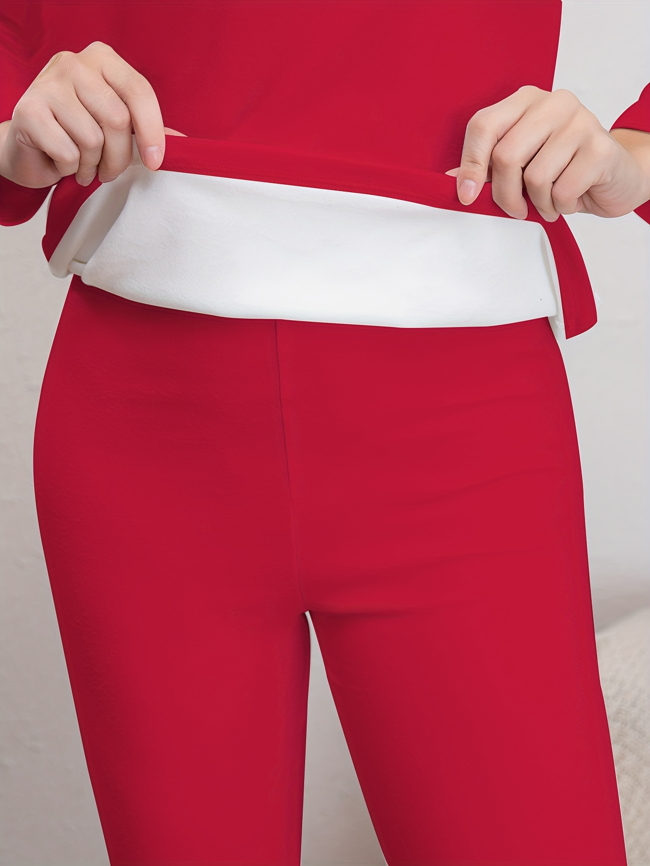 Base layer long tights in color red