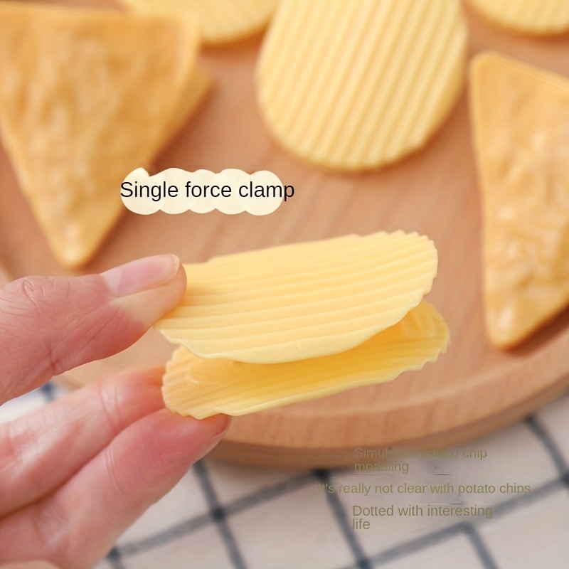 Chips Shaped Sealing Clip Chip Bag Clips Portable Storage - Temu