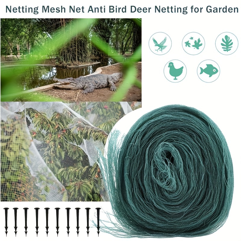 1 Pack, Bird Netting, Animal Netting, Nylon Netting, Grape Netting, Fish  Pond Netting, Hail Netting, Aquaculture Netting, Miscellaneous Netting