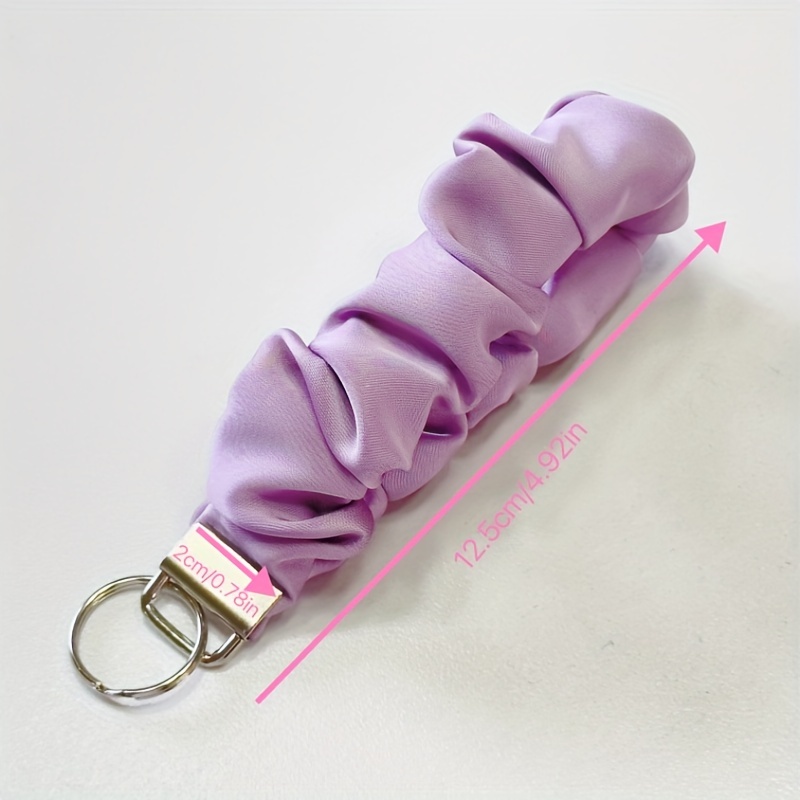 Elastic hot sale wristband keychain