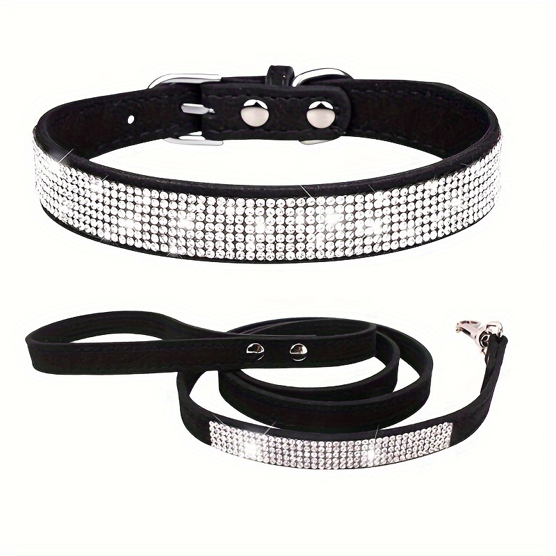 Rhinestone dog sale leash