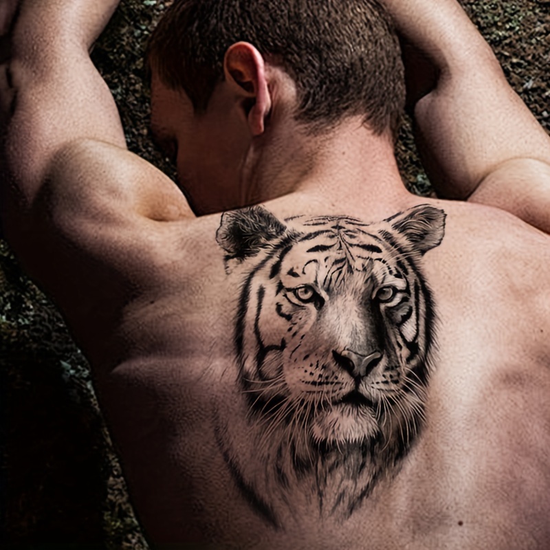 Tatuaje De Arte De Tigre - Temu Mexico