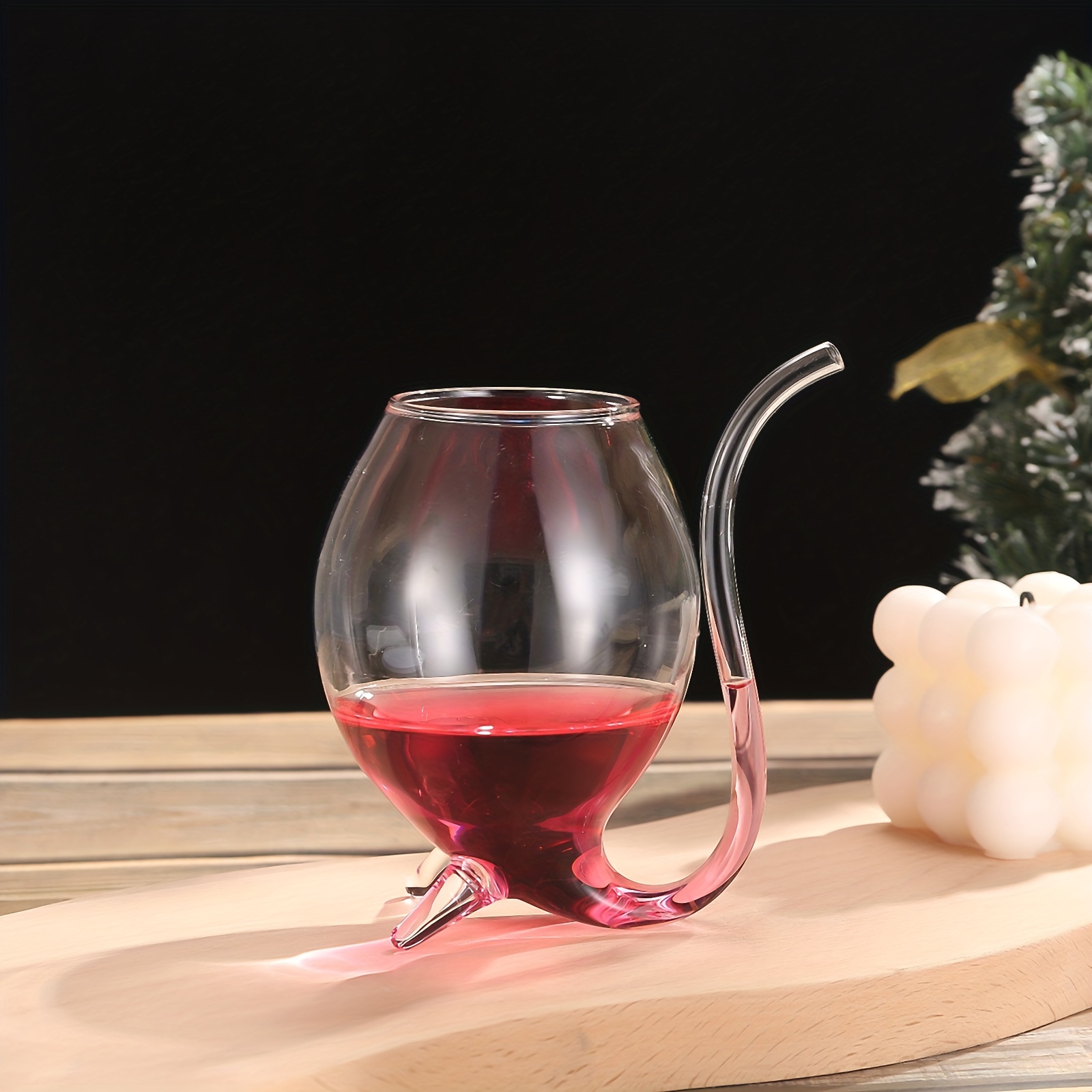 Vampire Wine Glass With Built in Straw Fun And Creative - Temu